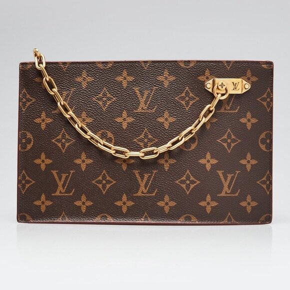 Louis Vuitton Monogram Canvas Legacy Chain Clutch Bag - Picture 1 of 9